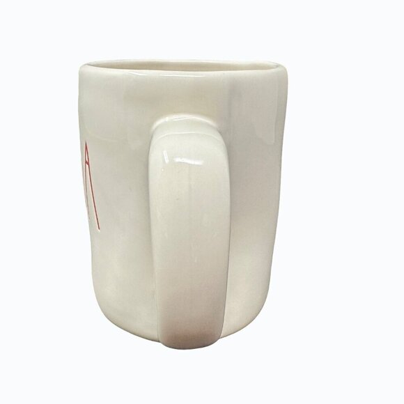 Rae Dunn COCOA Mug Coffee Cup Magenta Ceramic Christmas Farmhouse Holiday Red - Picture 5 of 8